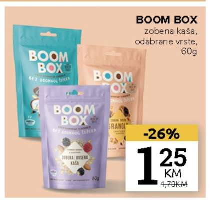 BOOM BOX zobena kaša