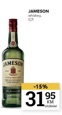 jameson whiskey 0,7l