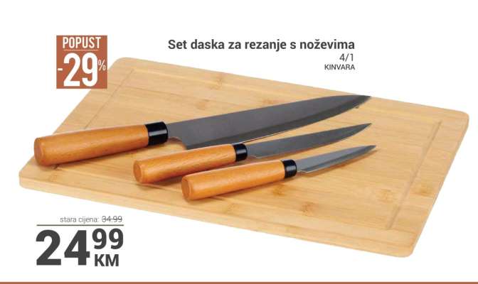 Set daska za rezanje s noževima