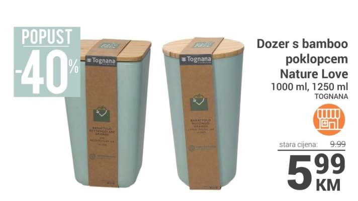 Dozer s bamboo poklopcem Nature Love