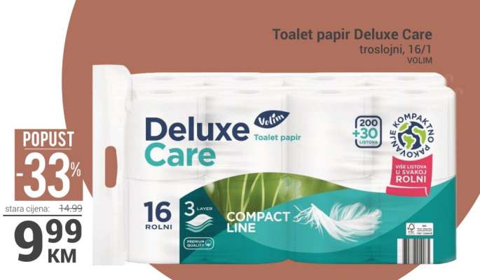 Toalet papir Deluxe Care