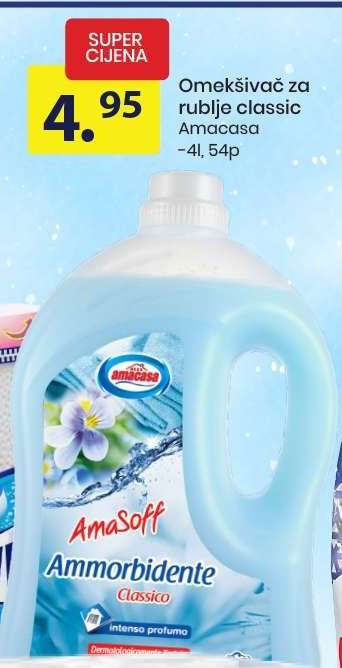 Omekšivač za rublje classic Amacasa