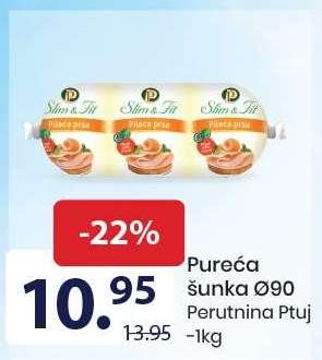 Pureća šunka Ø90 Perutnina Ptuj