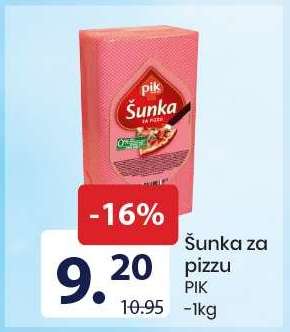 Šunka za pizzu
