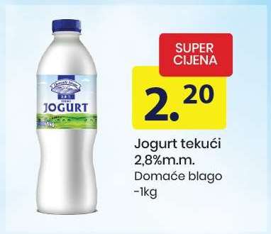 Jogurt tekući 2,8%m.m.