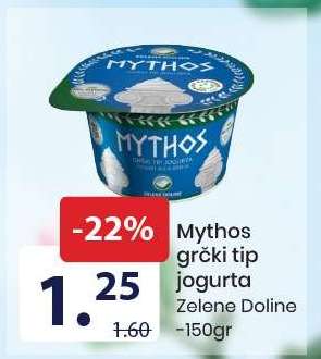 Mythos grčki tip jogurta