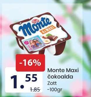 Monte Maxi čokoalda
