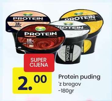 Protein puding 'z bregov