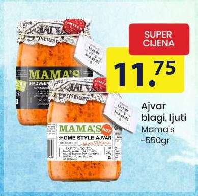 Ajvar blagi, ljuti Mama's