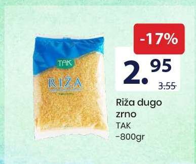 Riža dugo zrno