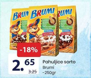 Pahuljice sorto Brumi