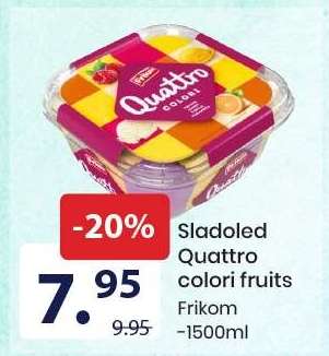 Sladoled Quattro colori fruits
