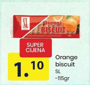 Orange biscuit