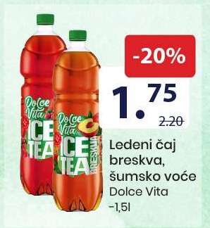 Ledeni čaj breskva, šumsko voće Dolce Vita