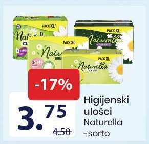 Higijenski ulošci Naturella -sorto