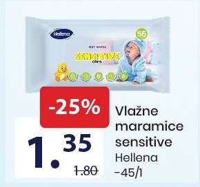 Vlažne maramice sensitive Hellena