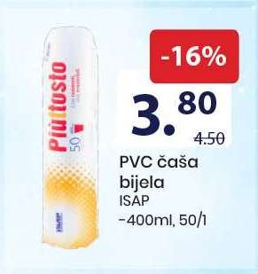 PVC čaša bijela