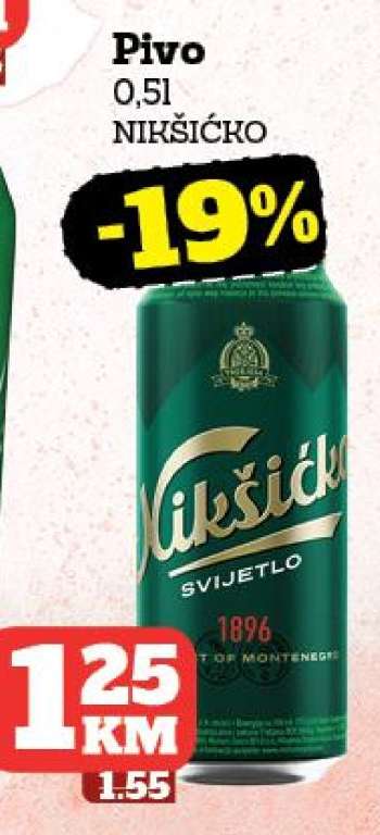 Pivo Nikšićko 0,5l