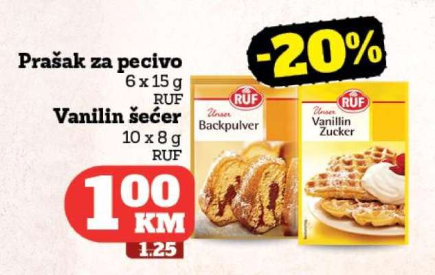 Prašak za pecivo / Vanilin šećer RUF