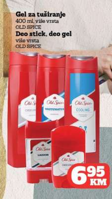 Old Spice Gel za tuširanje i Deo stick, deo gel