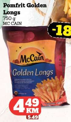 Pomfrit Golden Longs
