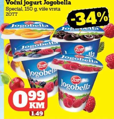 Voćni jogurt Jogobella