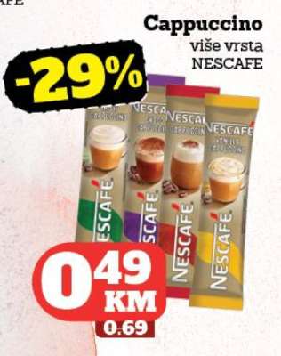 Cappuccino više vrsta NESCAFE