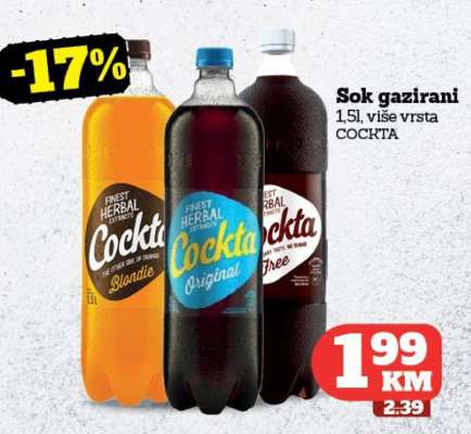 Sok gazirani COCKTA