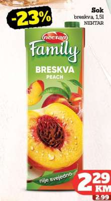 Nectar Family Breskva Peach Juice