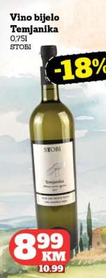 Vino bijelo Temjanika