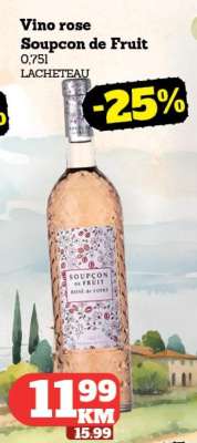 Vino rose Soupcon de Fruit