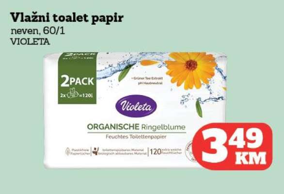 Vlažni toalet papir