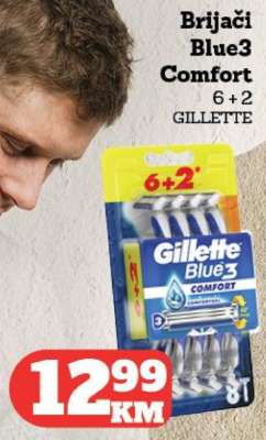 Brijači Blue3 Comfort 6+2 GILLETTE