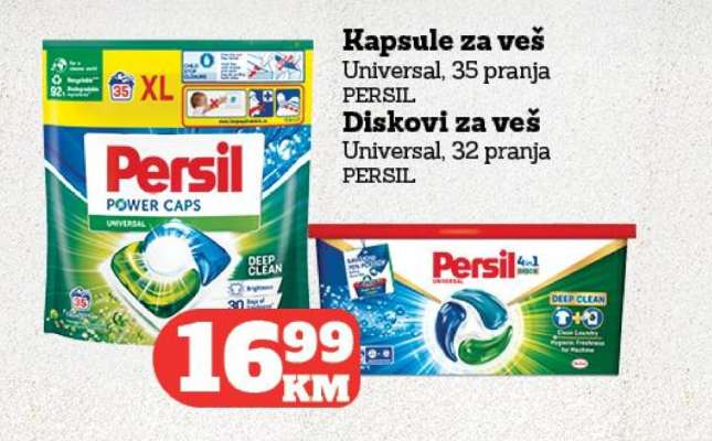 Persil kapsule i diskovi za veš