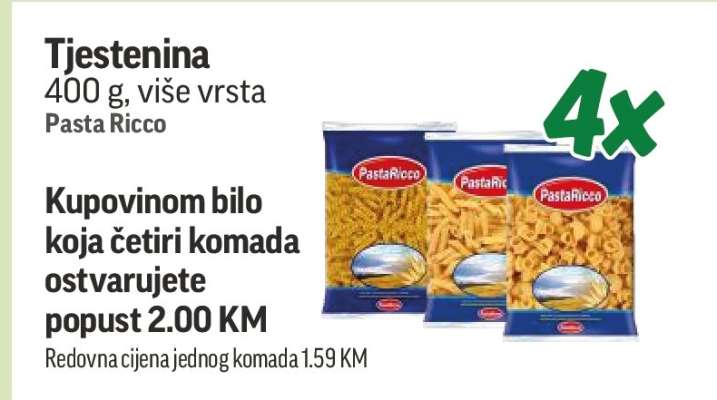 Tjestenina Pasta Ricco