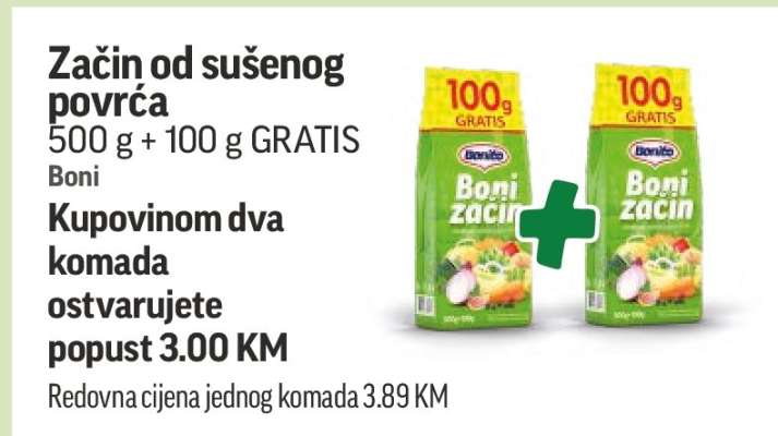 Začin od sušenog povrća Boni
