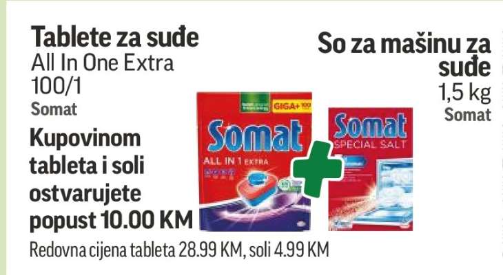 Tablete za suđe + So za mašinu za suđe