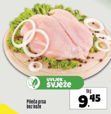 Pileća prsa bez kože
