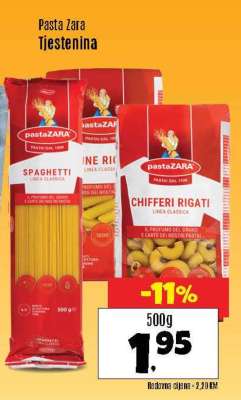 Pasta Zara Tjestenina