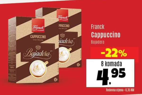 Franck Cappuccino Bajadera