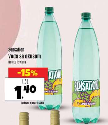 Sensation Voda sa okusom limeta-kiwano