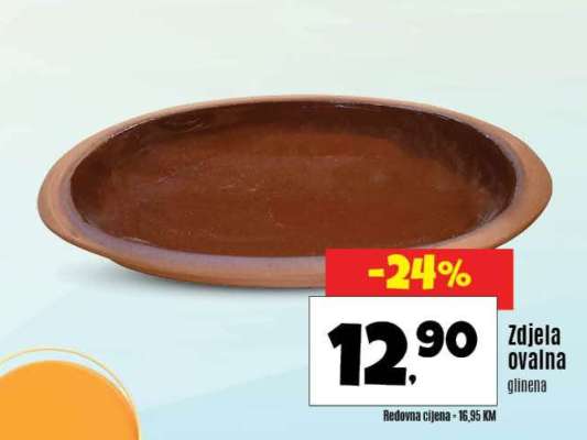 Zdjela ovalna