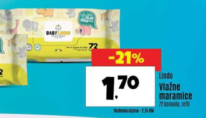 Lindo Vlažne maramice