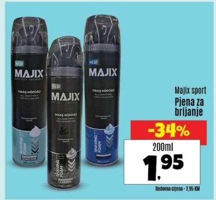 Majix sport Pjena za brijanje
