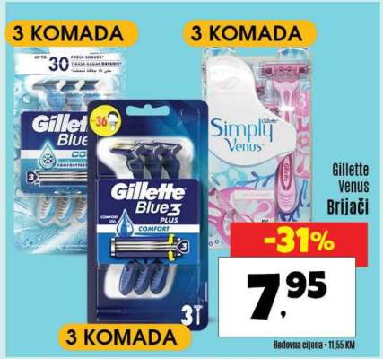 Gillette, Venus brijači
