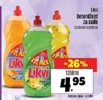 Likvi Deterdžent za suđe