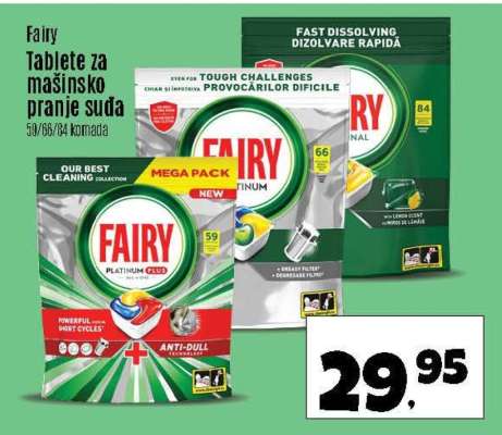 Fairy Tablete za mašinsko pranje suđa