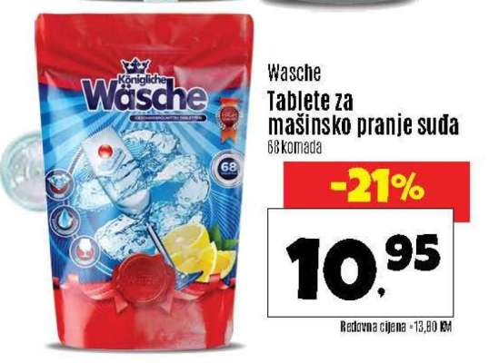 Königliche Wäsche Tablete za mašinsko pranje suđa