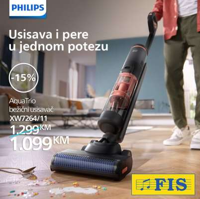 AquaTrio bežični usisavač XW7264/11