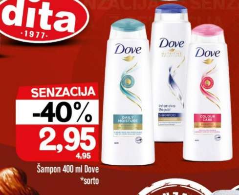 Šampon 400 ml Dove